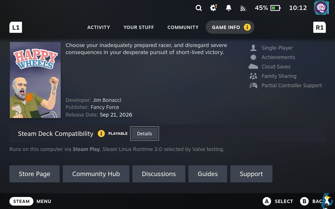 Happy Wheels - Native Linux (Steam Linux Runtime) Happy Wheels - Native Linux (Steam Linux Runtime)