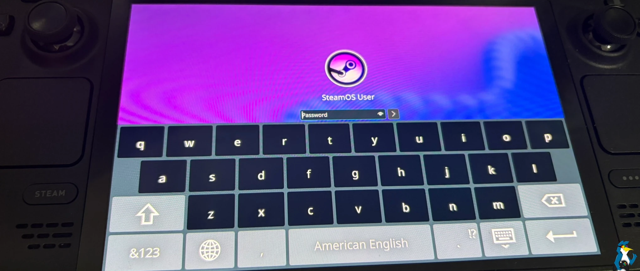 Steam Deck OLED - KDE Plasma lock screen with on-screen keyboard working Steam Deck OLED - KDE Plasma lock screen with on-screen keyboard working