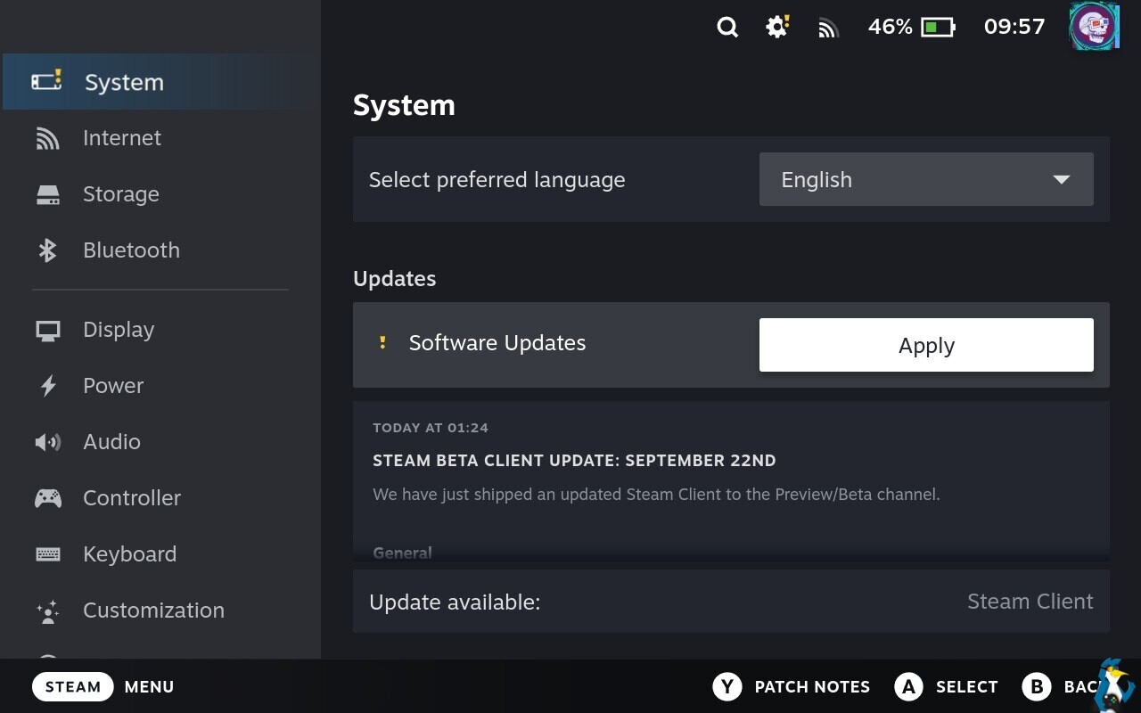 SteamOS - Check for updates SteamOS - Check for updates