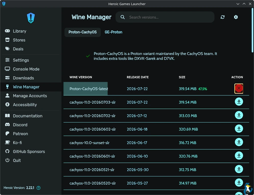 Heroic Wine Manager