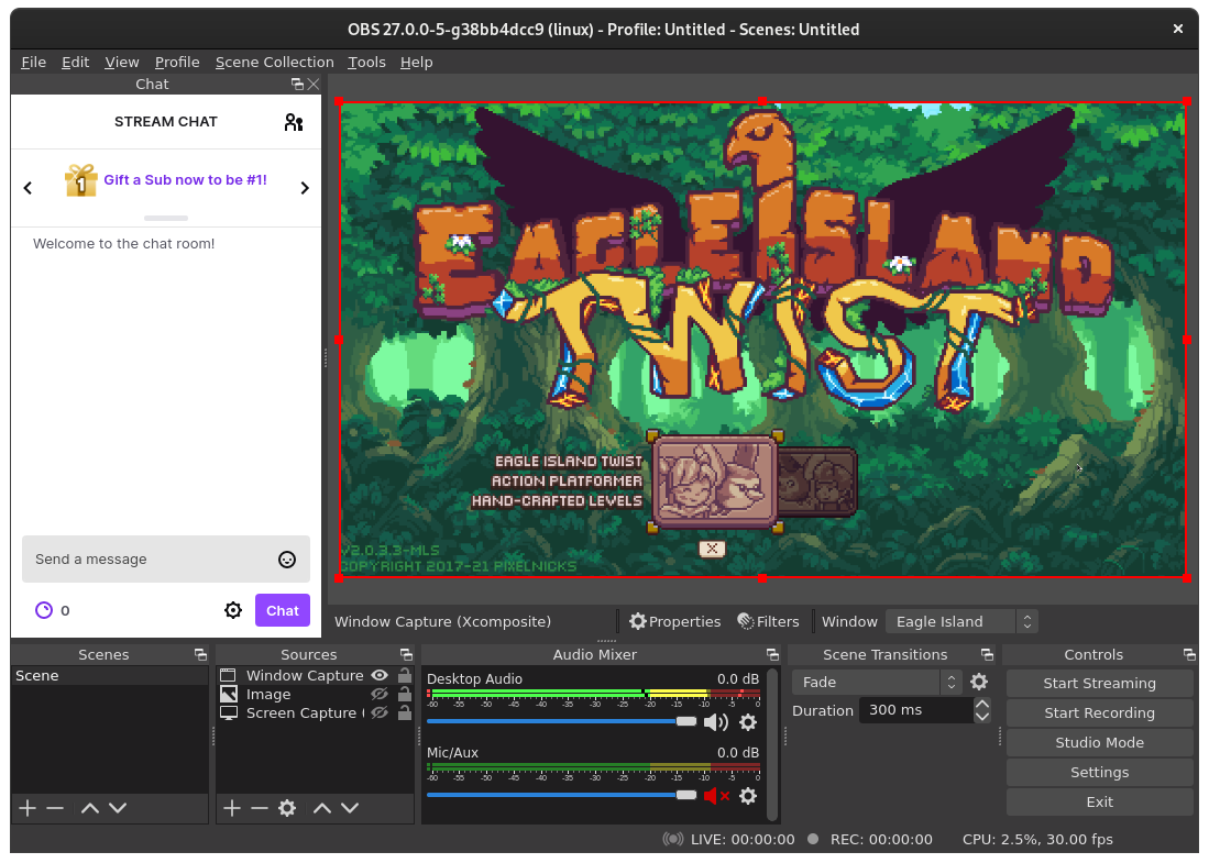 Obs Studio 27 0 Out With Service Integration Browser Dock Support And Wayland On Linux Gamingonlinux