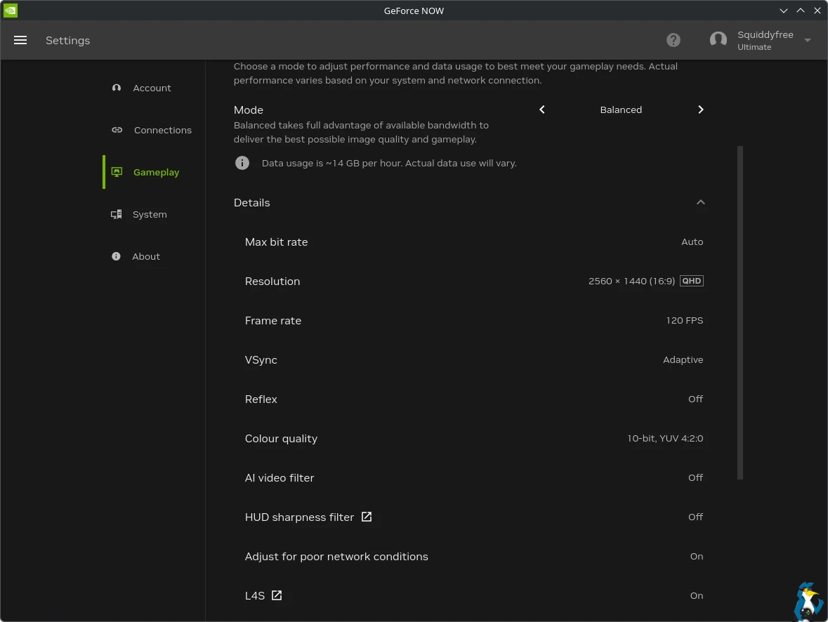GeForce Now App on Linux