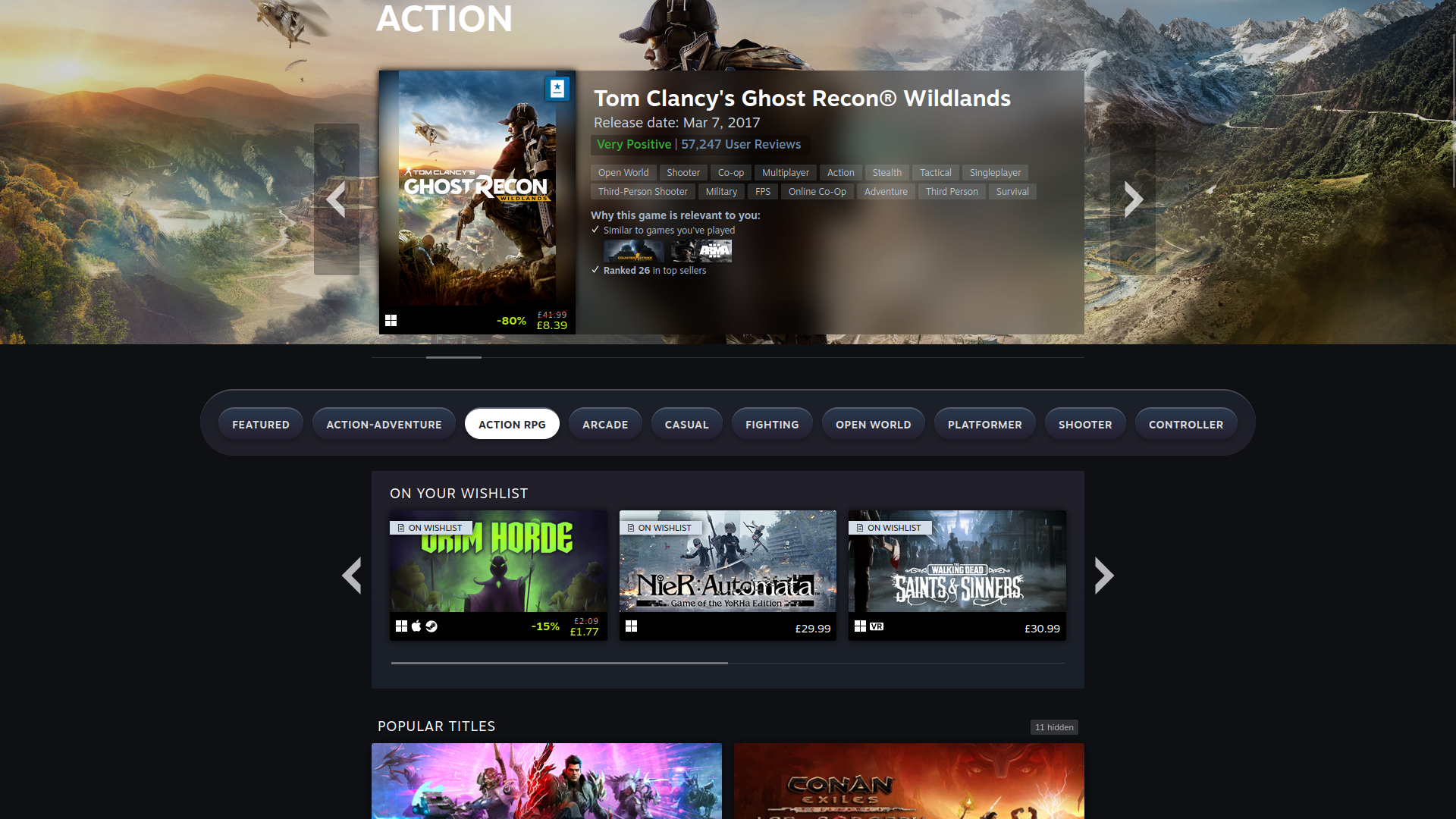 Valve Overhauls The Steam Store With New Categories Hubs And Filtering