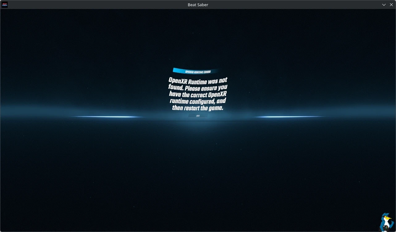 Beat Saber - OpenXR Runtime not found error Beat Saber - OpenXR Runtime not found error