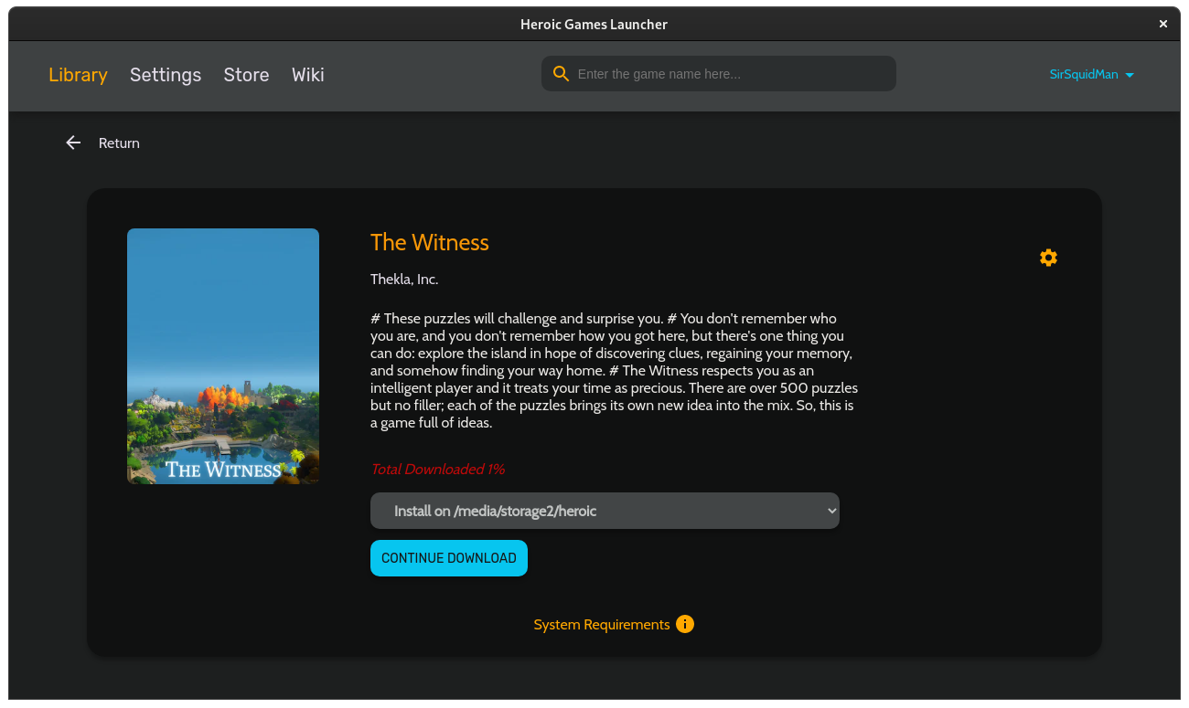 Heroic Games Launcher for running Epic Store titles on Linux 1.7.0 release is out