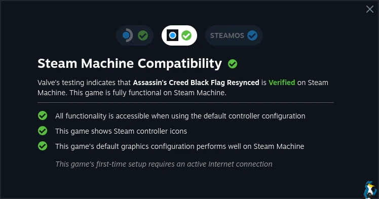 Steam Machine compatibility rating Steam Machine compatibility rating