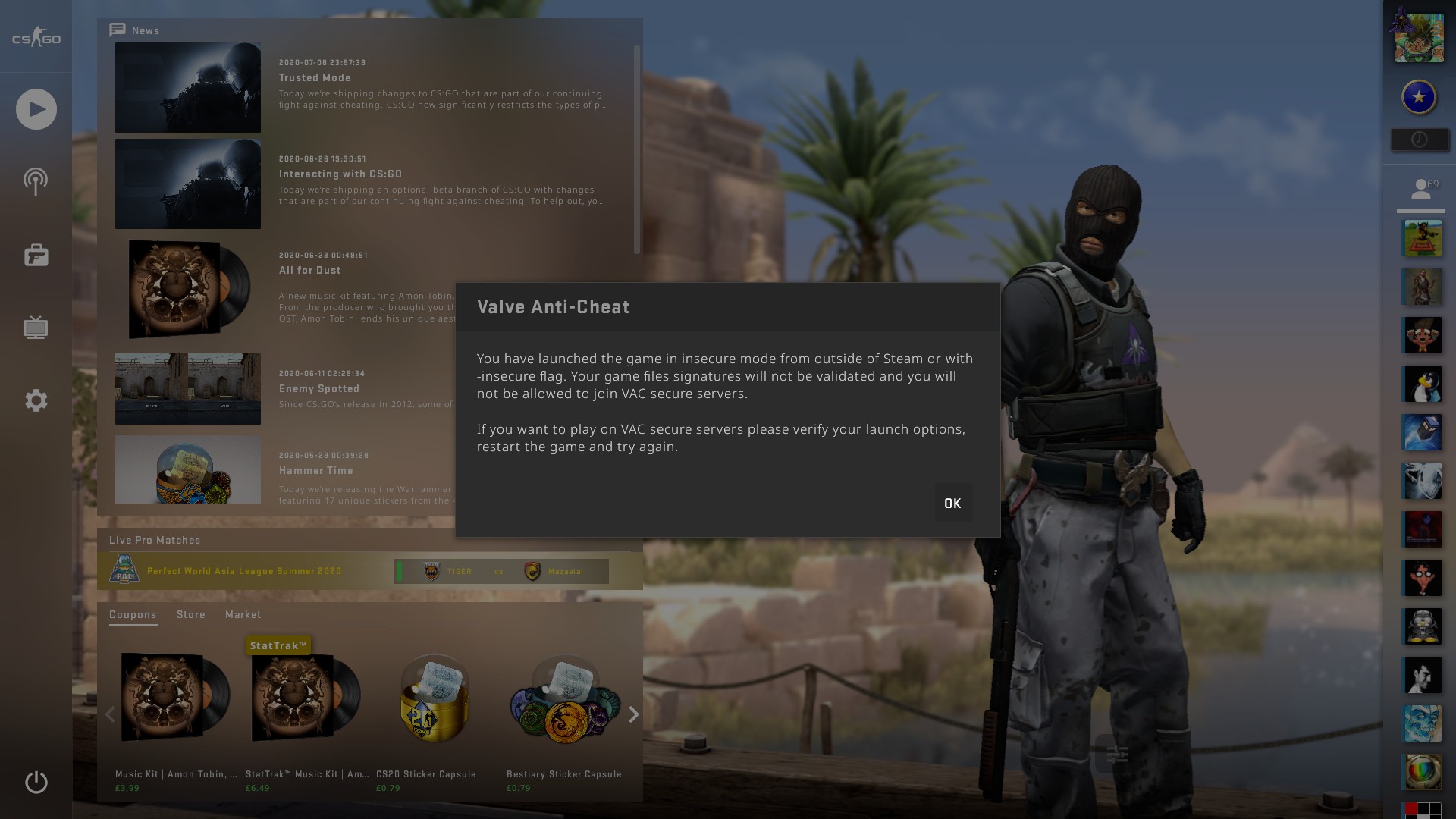 Counter Strike 2 Works on the Steam Deck, But Don't Play