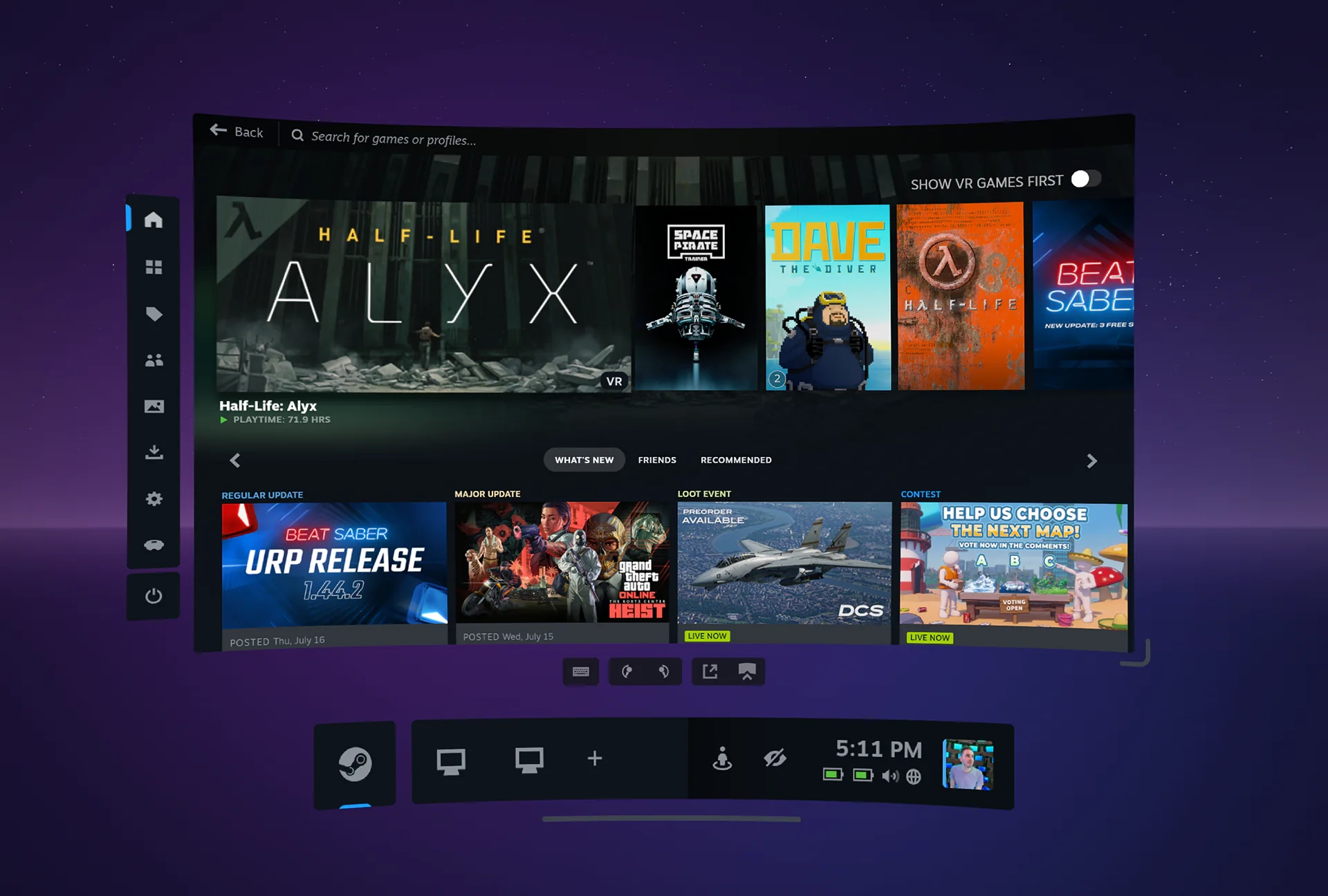 SteamVR 2.17 - Valve