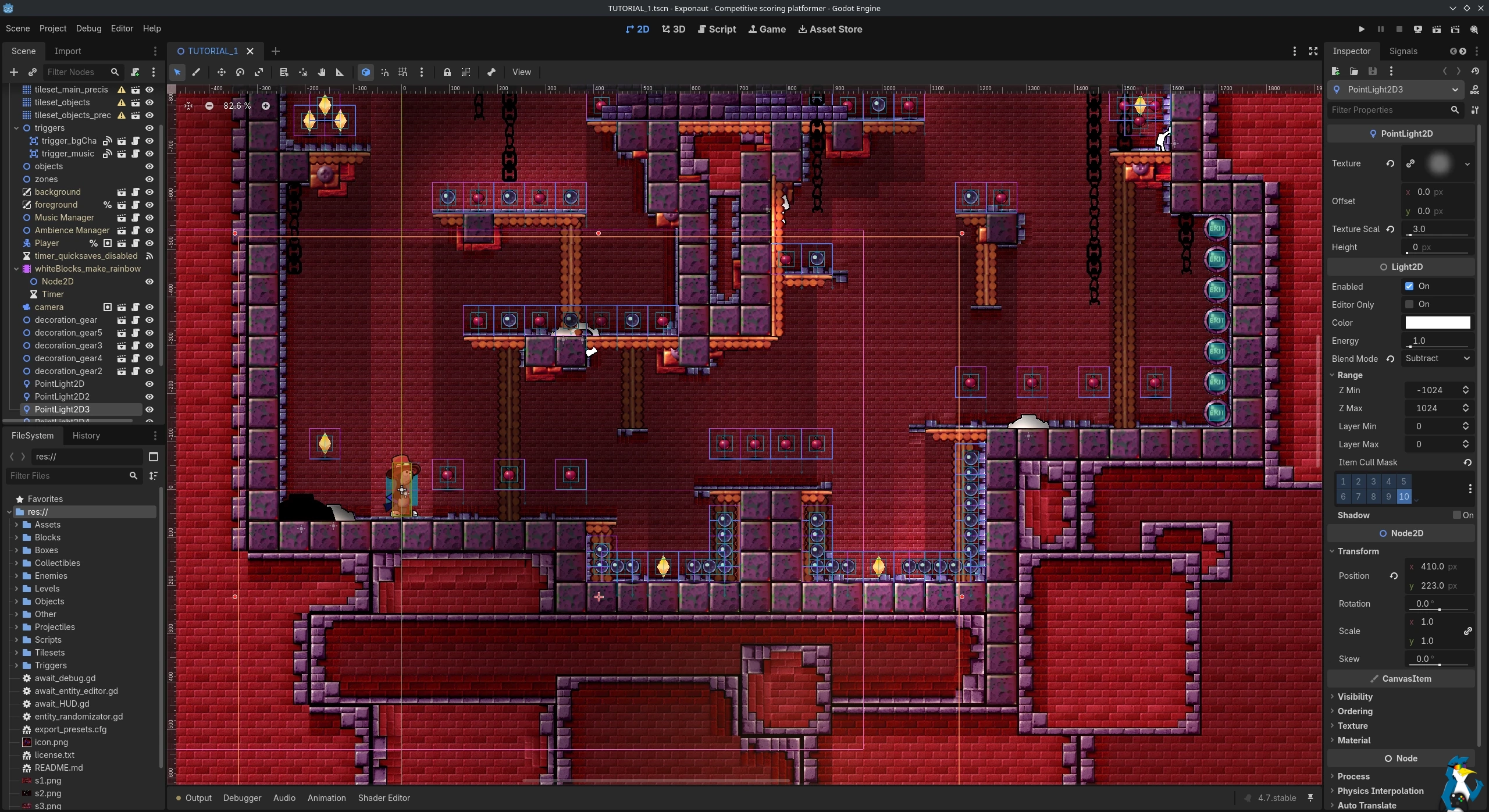 Godot Engine 4.7 - competitive scoring platformer template project Godot Engine 4.7 - competitive scoring platformer template project
