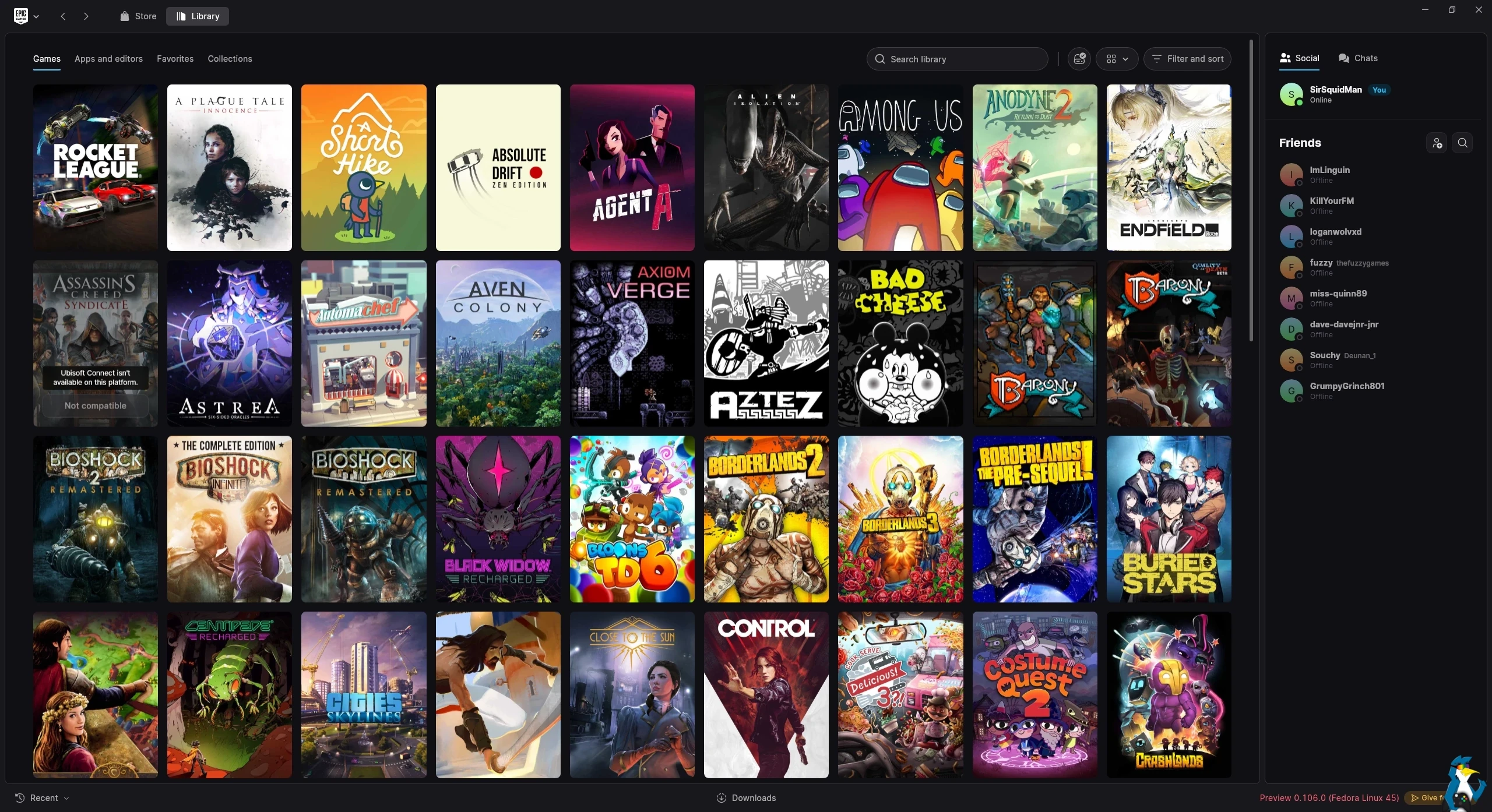 Epic Games Launcher Preview on Fedora KDE Epic Games Launcher Preview on Fedora KDE