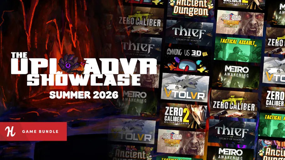 Upload VR Summer 2026 Humble Bundle logo Upload VR Summer 2026 Humble Bundle logo