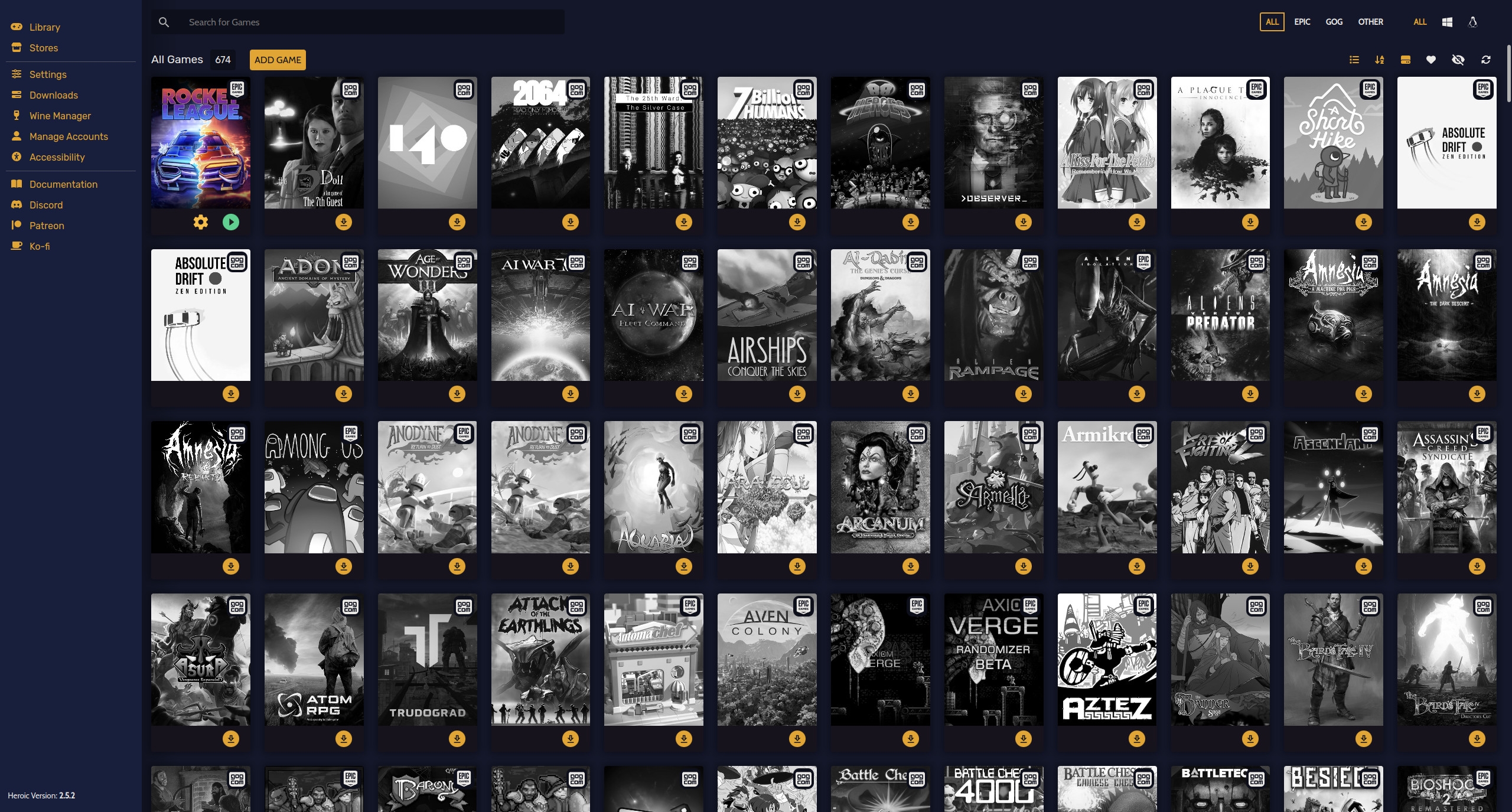 Games support is coming soon to Heroic Games Launcher