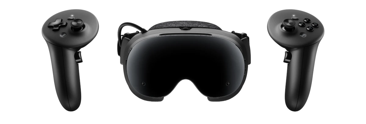 Steam Frame headset and controllers Steam Frame headset and controllers