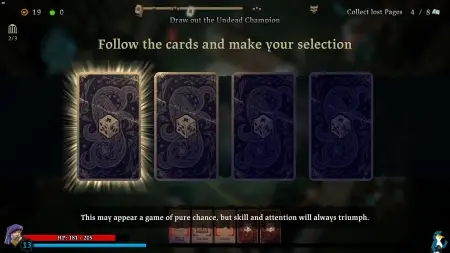 Hand of Fate: Hordes - a game of chance, pick a card